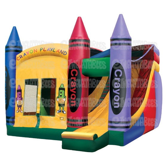 4 in 1 Inflatable Crayon Playland Combo