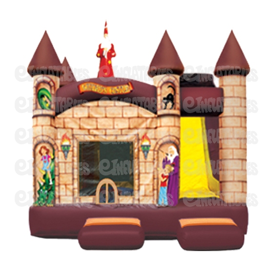 5 in 1 Wizards Castle Inflatable Combo