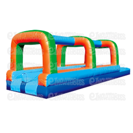 Inflatable Run N Splash 2 Lane Slide