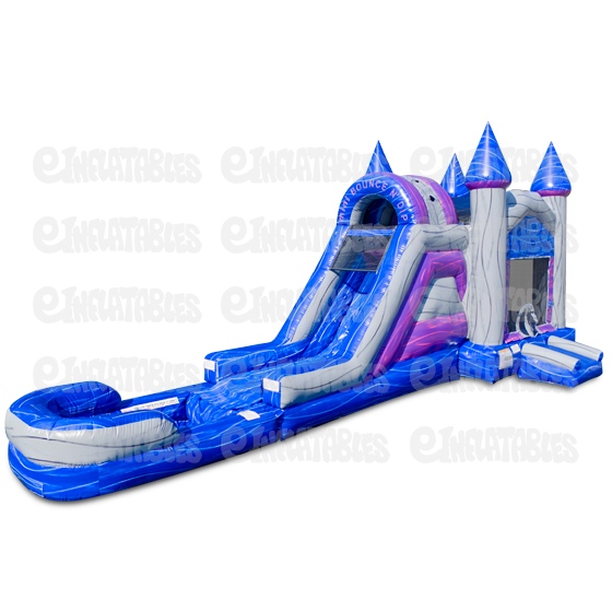Single Lane Bounce N Dip Marble with Pool