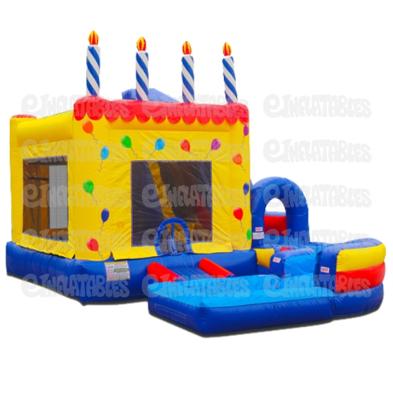 Jump N Splash Birthday Cake w/ Pool