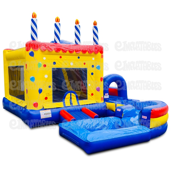 Jump N Splash Birthday Cake w/ Pool