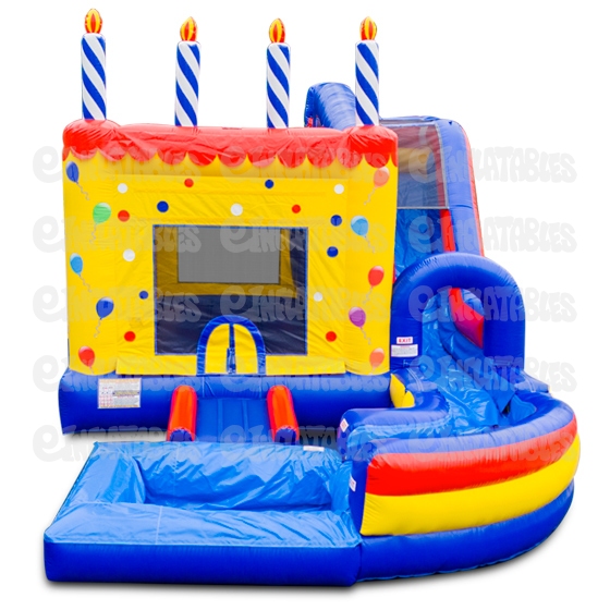 Jump N Splash Birthday Cake w/ Pool