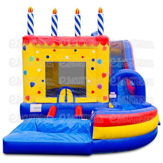 Jump N Splash Birthday Cake w/ Pool