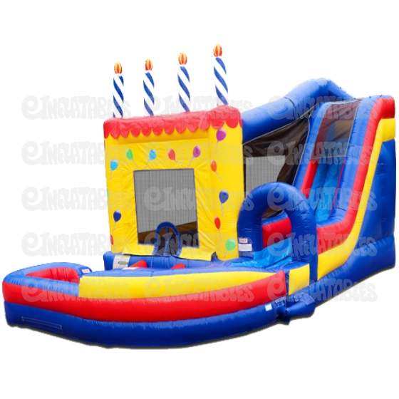 Jump N Splash Birthday Cake w/ Landing