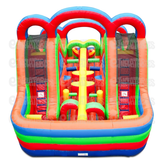 Inflatable Obstacle Course 1 Piece Mini Turbo Rush Funhouse