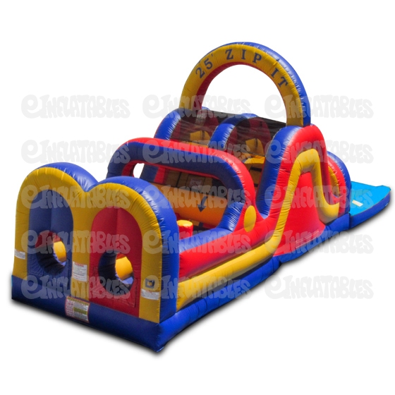 25 Zip It Obstacle Course with Detachable Pool