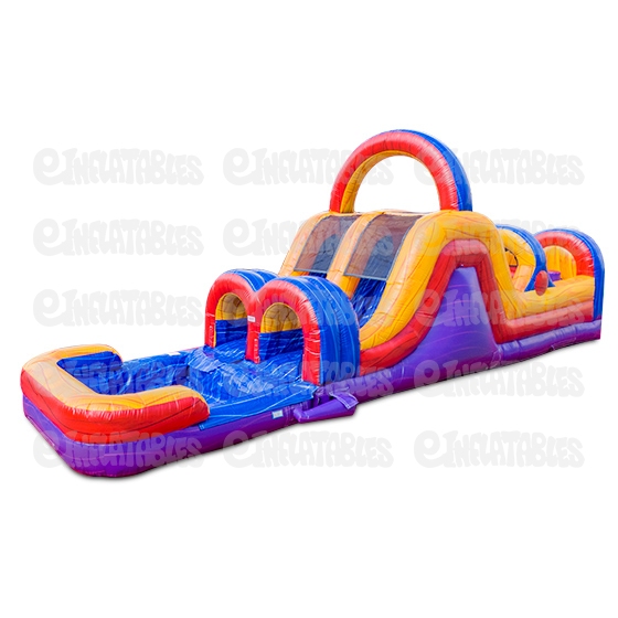 Marvelous 25 Zip It Obstacle Course  Detachable Pool