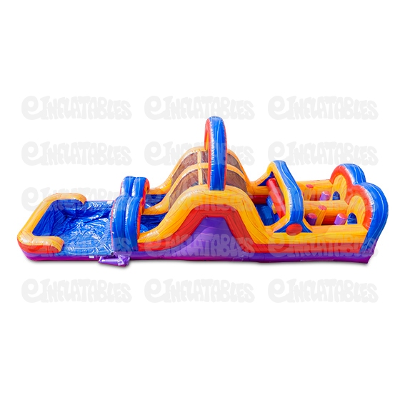 Marvelous 25 Zip It Obstacle Course  Detachable Pool