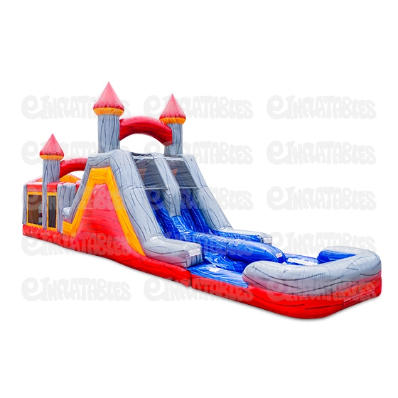 Blazing Triple Play Wet / Dry Obstacle 3 Piece  w/ Pool