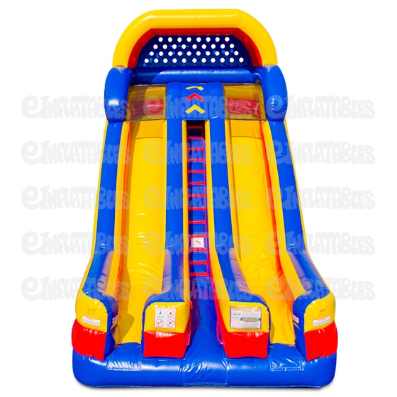 20 Dual Lane Dry Slide with Front Exits
