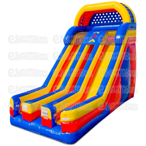 20 Dual Lane Dry Slide with Front Exits