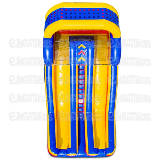 20 Dual Lane Dry Slide with Front Exits