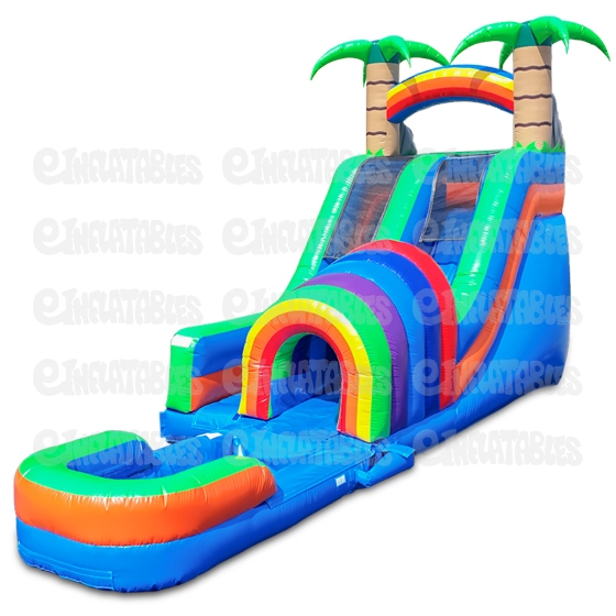 18 Funnel Tunnel Water Slide with Pool