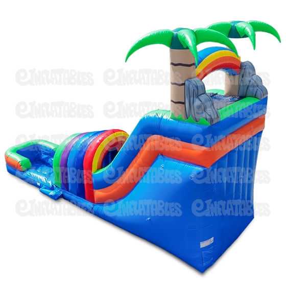18 Funnel Tunnel Water Slide with Pool