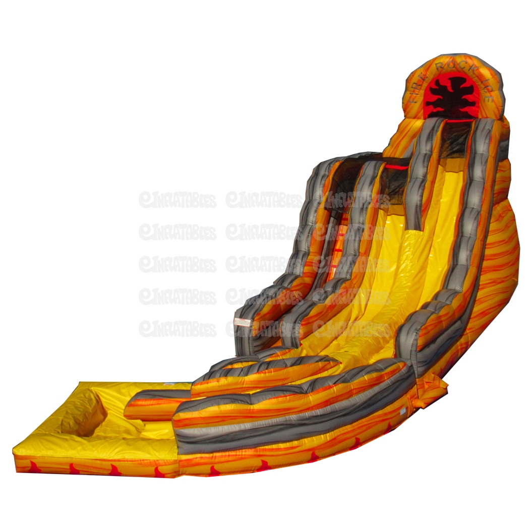 20 Fire Rock Ice Slide yellow with Pool