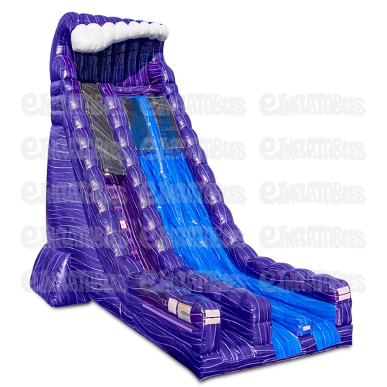 27 Purple N White Crush-2 Lane Slide