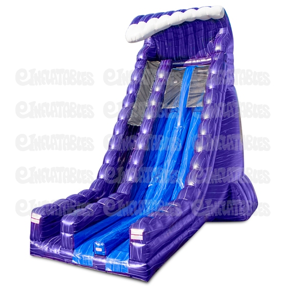 27 Purple N White Crush-2 Lane Slide