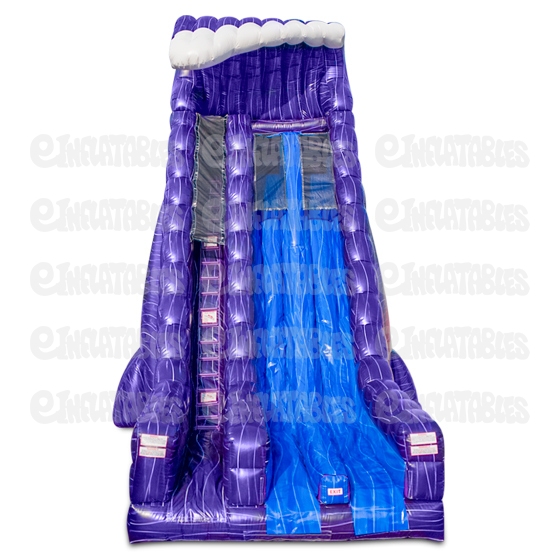 27 Purple N White Crush-2 Lane Slide