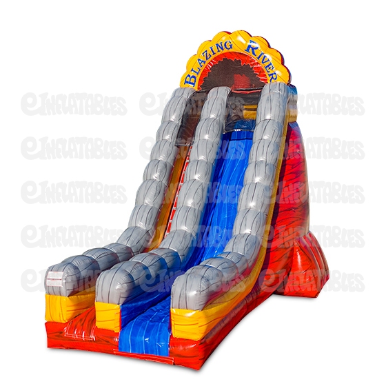22 Blazing River Single Lane Slide Only