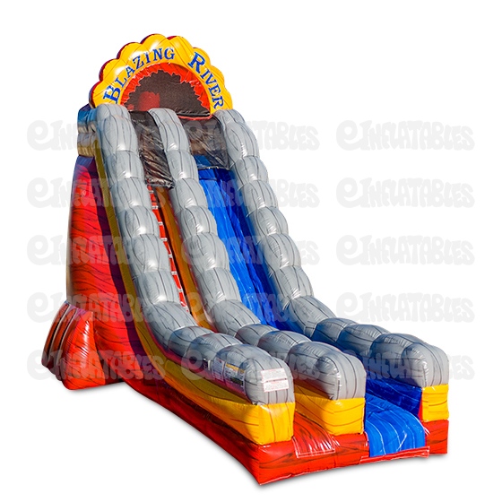 22 Blazing River Single Lane Slide Only