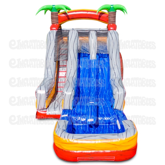 18 Blazing Tropic Dual Lane Splash Down with Pool