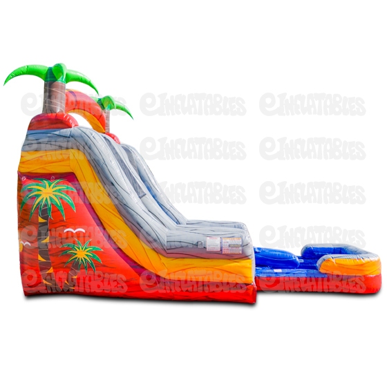 18 Blazing Tropic Dual Lane Splash Down with Pool