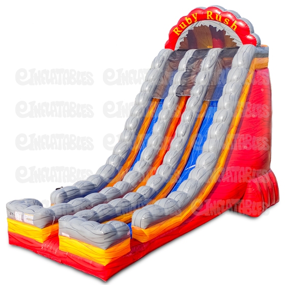 27 Fiery Ruby Rush Dual Lane Slide