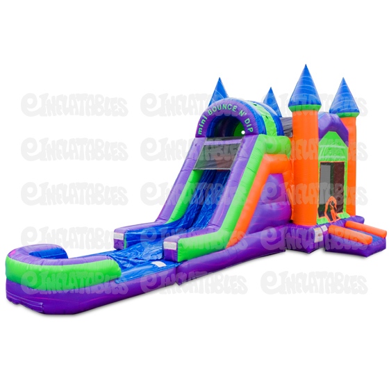 Rainbow Bounce N Dip Single lane w/ Pool