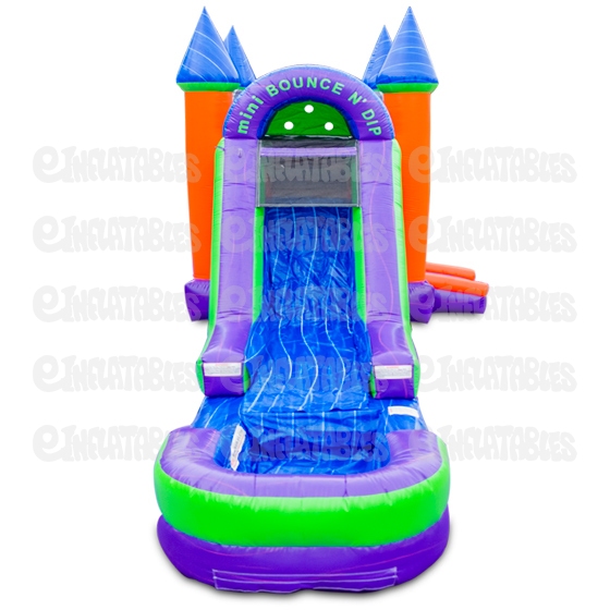 Rainbow Bounce N Dip Single lane w/ Pool