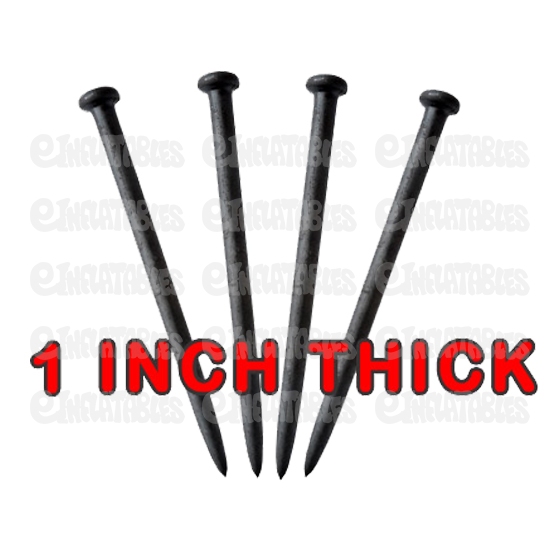 18 x1 flat head Stakes (Sold with Inflatable Purchase Only)