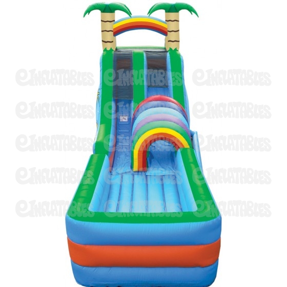 18 Funnel Tunnel Water Slide with Landing