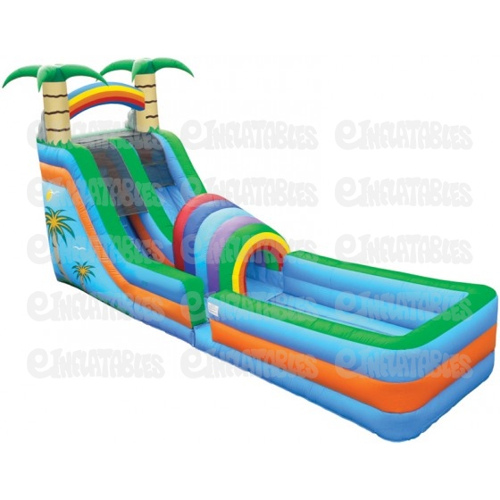 18 Funnel Tunnel Water Slide with Landing