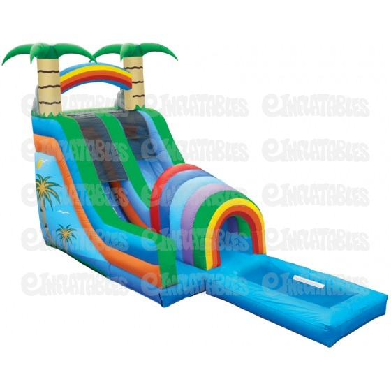 18 Funnel Tunnel Water Slide with Pool
