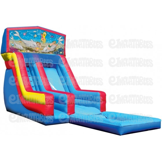 18 Modular Wet & Dry Inflatable Slide with Pool