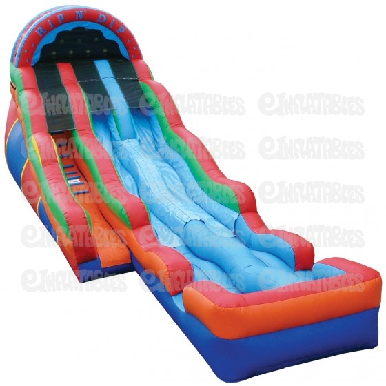 Louisville - 27' Tropical Dual Lane Water Slides