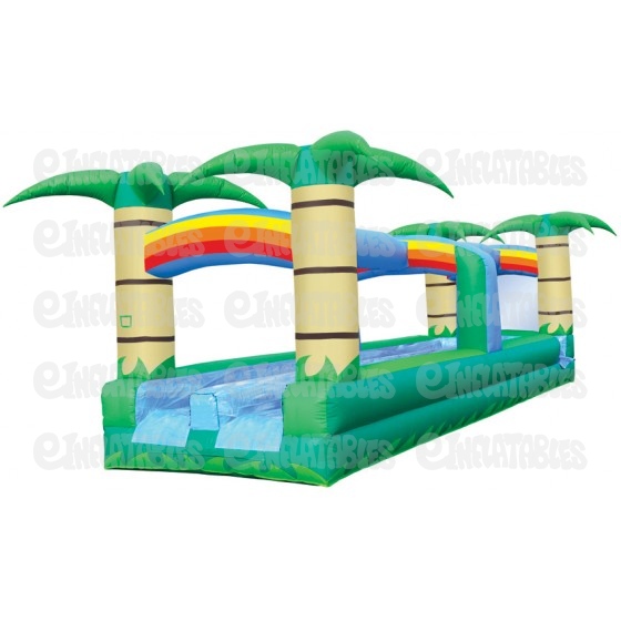 Run N Slide Tropical 2 Lane Slide