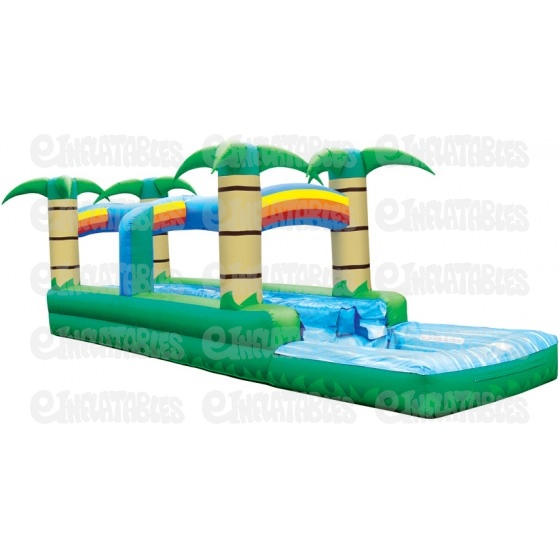 Run N Splash Tropical 2 Lane Water Slide