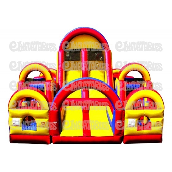 Inflatable Obstacle Course 3 Piece Unit Turbo Rush 360