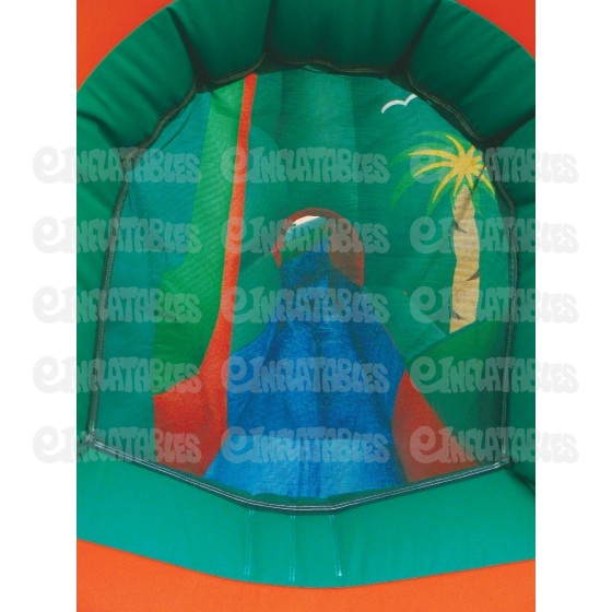 22 Vortex Tropical with Landing Inflatable Slide